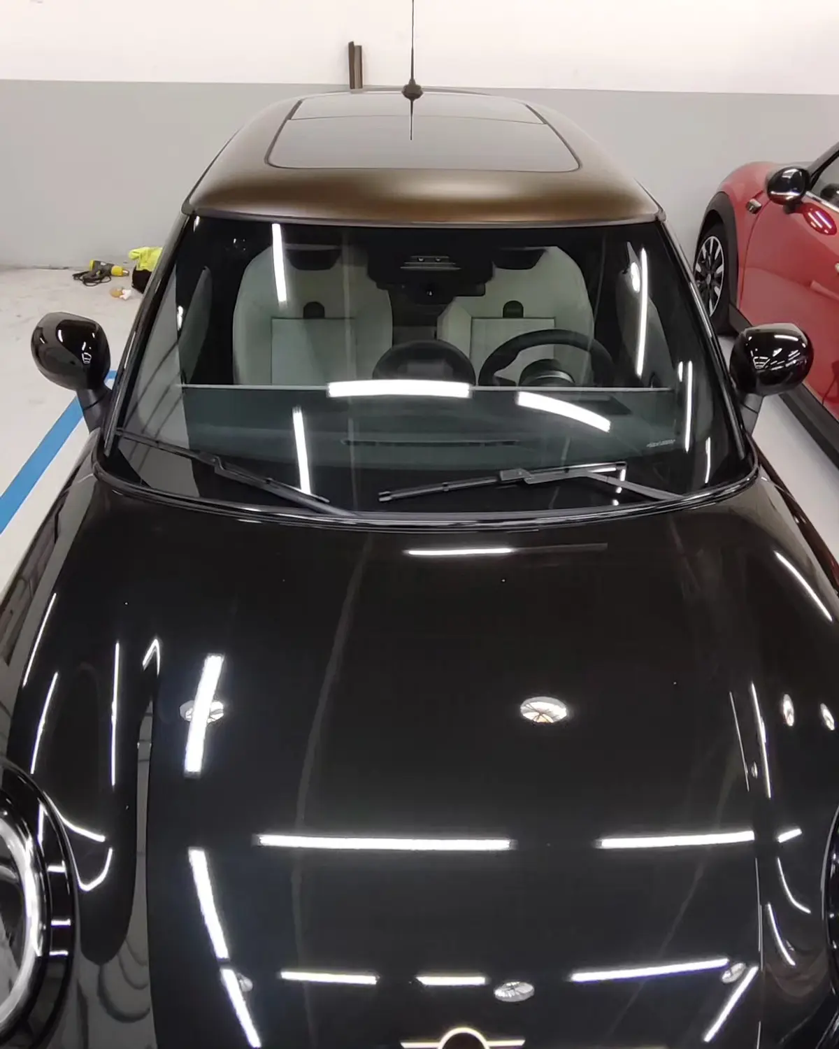 Mini Cooper – Envelopamento do teto – Studio Alcaid's